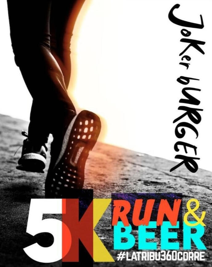 poster of runner for run and beer event